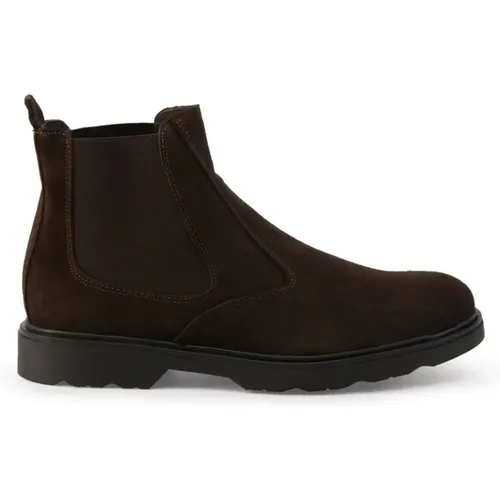 Wildleder Braun Herren Chelsea Boots - Duca di Morrone - Modalova