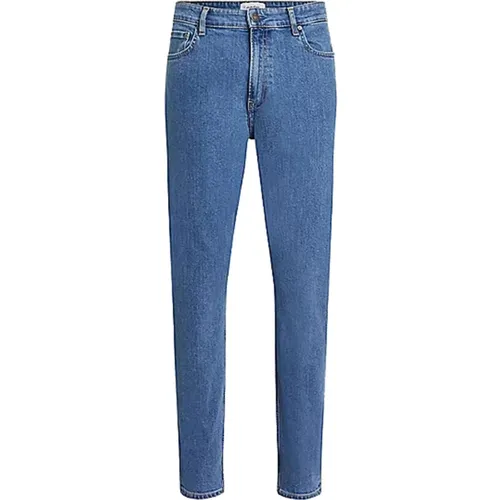 Mid Slim-Fit Denim Jeans , Herren, Größe: W34 L32 - Calvin Klein - Modalova
