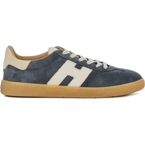 Blaue Sneakers , Herren, Größe: 40 1/2 EU - Hogan - Modalova