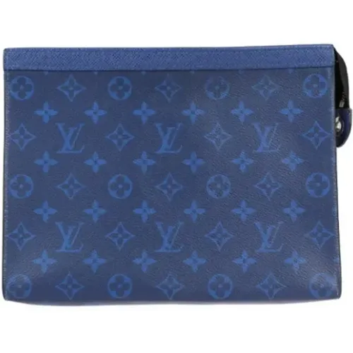 Pre-owned Leather clutches , female, Sizes: ONE SIZE - Louis Vuitton Vintage - Modalova