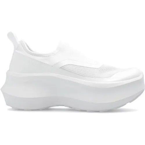 Weiße Plateau-Sneaker x Salomon , Damen, Größe: 39 1/2 EU - Comme des Garçons - Modalova
