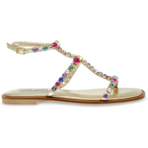 Flat Sandalen , Damen, Größe: 39 EU - Steve Madden - Modalova