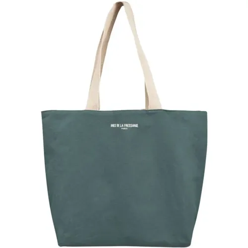 Lila Wendbare Tragetasche,Reversible Lila Khaki Tote Tasche - Ines De La Fressange Paris - Modalova