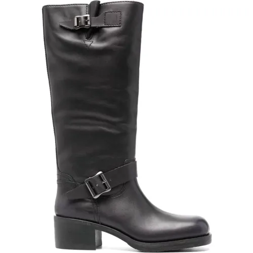 Schwarze Stiefel für Frauen , Damen, Größe: 38 EU - Ash - Modalova