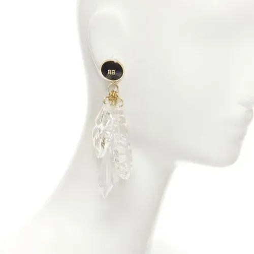 Pre-owned Metal earrings , female, Sizes: ONE SIZE - Balenciaga Vintage - Modalova