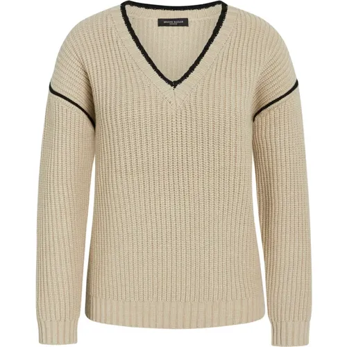 Taupe Knit Sweater Simonabbbenia Plaza , female, Sizes: M, L, XS, S - Bruuns Bazaar - Modalova