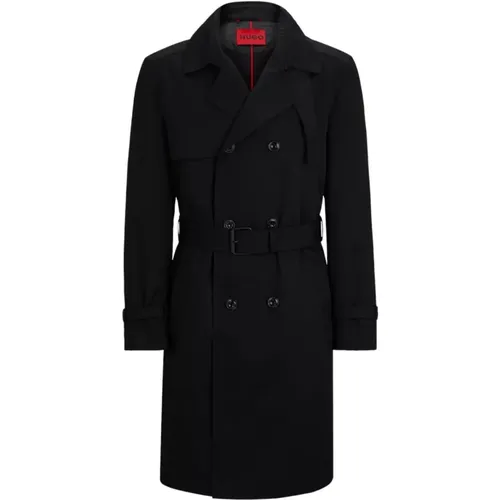 Stylish Trench Coat , male, Sizes: M, S, L - Hugo Boss - Modalova