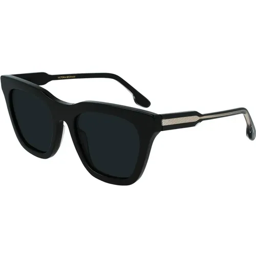 Schwarze Sonnenbrille Vb630S-001 , unisex, Größe: 53 MM - Victoria Beckham - Modalova