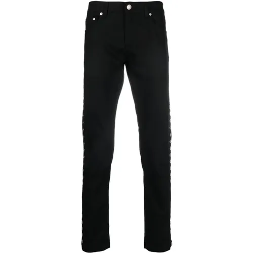 Schwarze Skinny Jeans mit mittlerer Leibhöhe - alexander mcqueen - Modalova