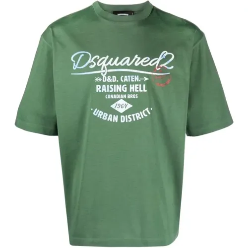 T-Shirts , Herren, Größe: XL - Dsquared2 - Modalova