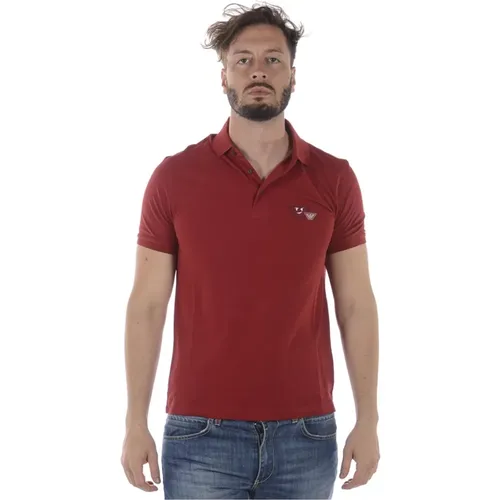 Klassische Polo Shirts für Herren , Herren, Größe: L - Emporio Armani - Modalova