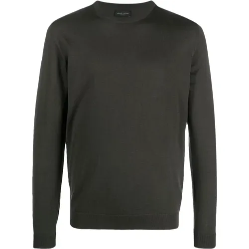 Stylish Sweaters , male, Sizes: M - Roberto Collina - Modalova