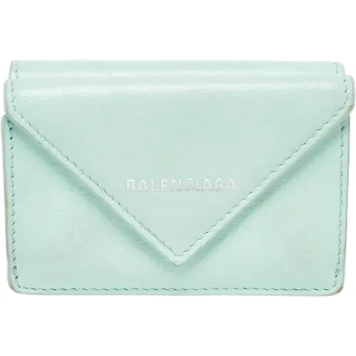 Pre-owned Leather wallets , female, Sizes: ONE SIZE - Balenciaga Vintage - Modalova