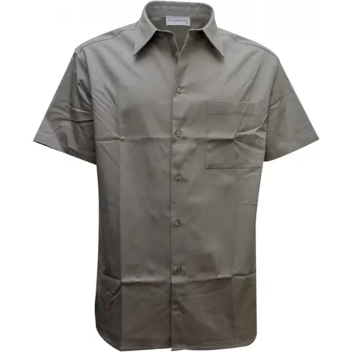 Cotton Short Sleeve Shirt Ump24076Ca , male, Sizes: 2XL, 3XL, S, XS, M - John Richmond - Modalova