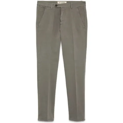 Graue Winter Gabardine Hose , Herren, Größe: W36 - Roy Roger's - Modalova