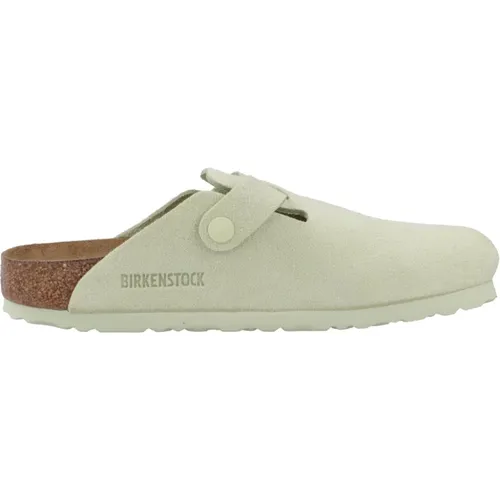 Suede Leather Mules , Damen, Größe: 38 EU - Birkenstock - Modalova