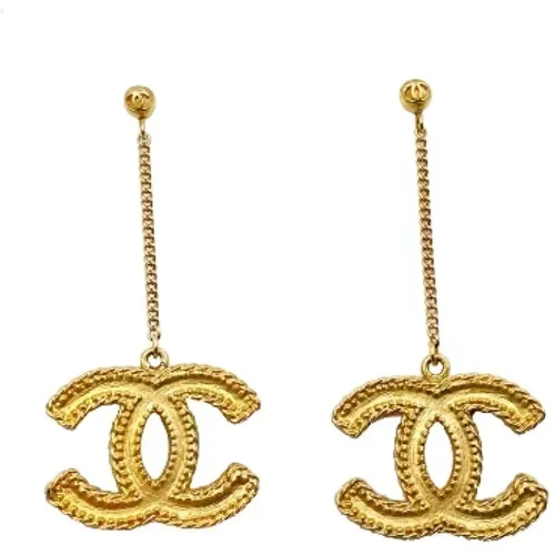 Pre-owned Fabric earrings , female, Sizes: ONE SIZE - Chanel Vintage - Modalova