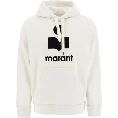 Oversized Miley Hoodie mit Flock-Logo , Herren, Größe: M - Isabel marant - Modalova