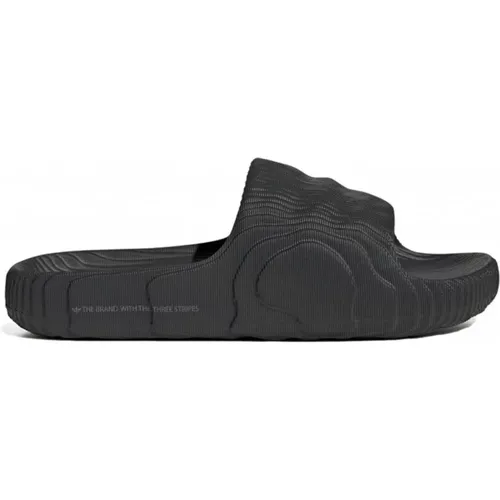 Klassische Schwarze Sandalen , Herren, Größe: 38 EU - Adidas - Modalova