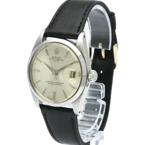 Pre-owned Stainless Steel watches , female, Sizes: ONE SIZE - Rolex Vintage - Modalova