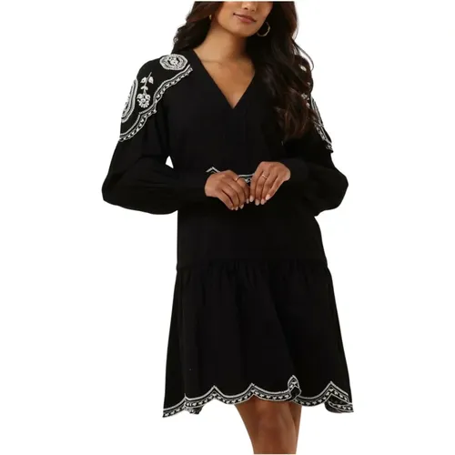 Schwarzes Mini-Kleid für Frauen , Damen, Größe: XS - Twinset - Modalova