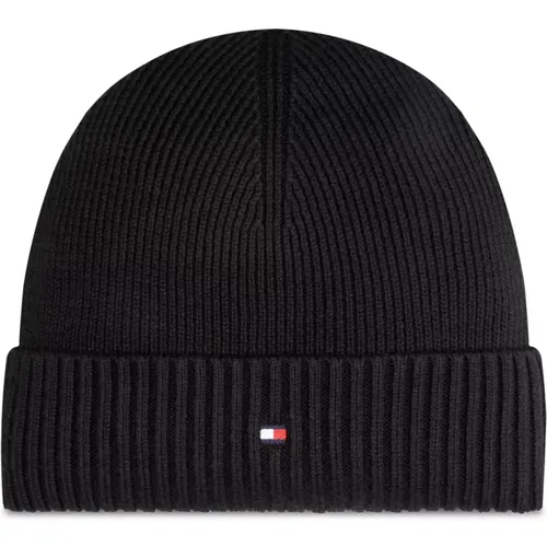 Flagge Baumwolle Kaschmir Beanie - Tommy Hilfiger - Modalova