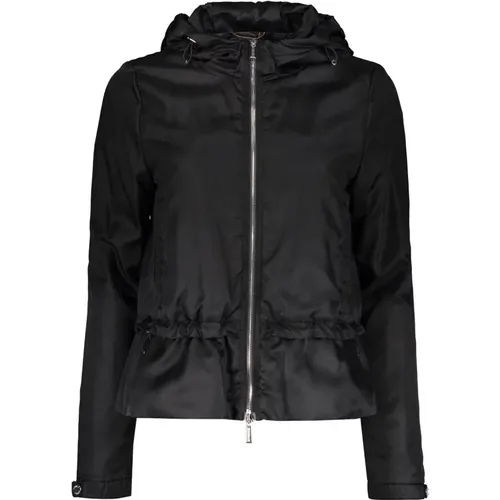 Kapuzen Techno Stoffjacke , Damen, Größe: XS - Moorer - Modalova