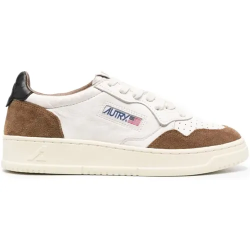 Medalist Low Leder Wildleder Sneakers , Damen, Größe: 37 EU - Autry - Modalova