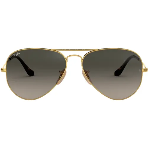 Rb3025 Sonnenbrille Aviator Havana Collection Polarisiert , Damen, Größe: XL - Ray-Ban - Modalova