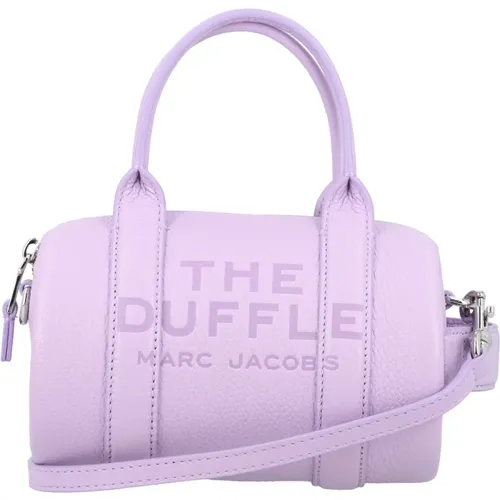 Mini Leather Duffle Bag Wisteria , female, Sizes: ONE SIZE - Marc Jacobs - Modalova