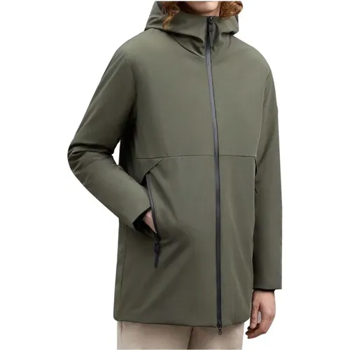 Grüner Trenchcoat Primaloft Minimalistisch , Herren, Größe: 2XL - Peuterey - Modalova