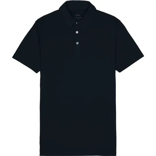 Baumwoll-Poloshirt Marineblau , Herren, Größe: L - Altea - Modalova
