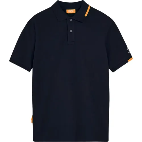 Stylisches Polo Shirt,Polo Shirts,Stilvolles Piquet Polo Shirt - Suns - Modalova
