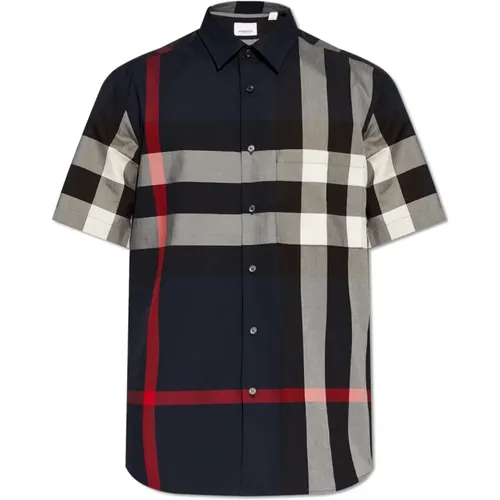 Checked shirt , male, Sizes: S, L, XS - Burberry - Modalova