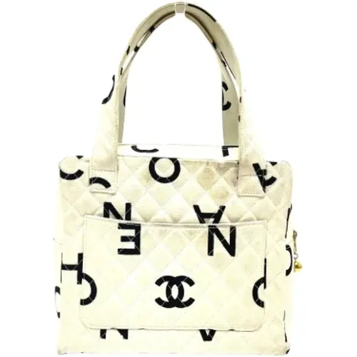 Pre-owned Cotton chanel-bags , female, Sizes: ONE SIZE - Chanel Vintage - Modalova