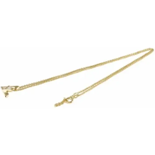 Pre-owned Gold necklaces , unisex, Sizes: ONE SIZE - Louis Vuitton Vintage - Modalova