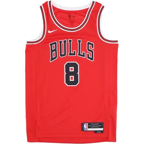 Chicago Bulls Icon Edition Basketball Tank Top , male, Sizes: L, XS, 2XL, S, XL, M - Nike - Modalova