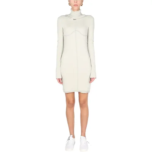 Higheck Dress , female, Sizes: 2XS - Off White - Modalova