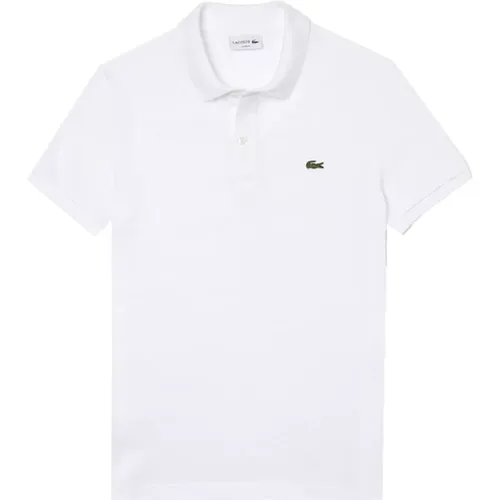 Slim Fit Polo Shirt Weiß , Herren, Größe: 3XL - Lacoste - Modalova