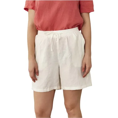Off Linen Shorts & Knickers , Damen, Größe: XL - IN Front - Modalova