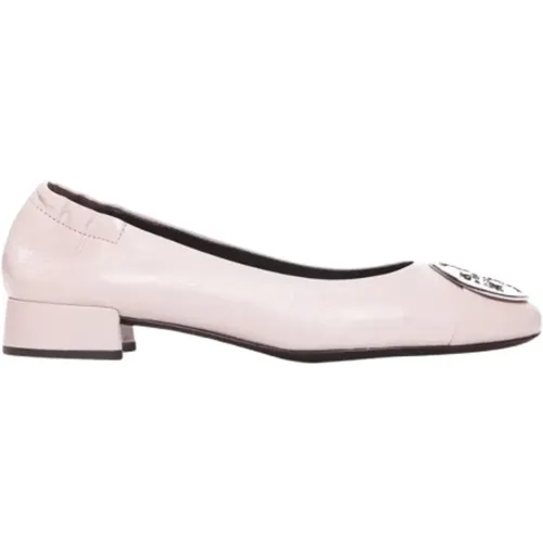 Stilvolle Ballettflats mit Doppel-T-Logo , Damen, Größe: 41 EU - TORY BURCH - Modalova