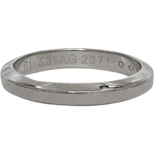 Pre-owned Platinum rings , female, Sizes: ONE SIZE - Cartier Vintage - Modalova