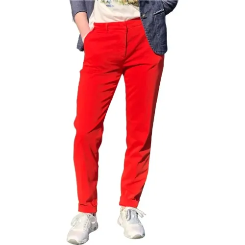 Slim Fit Cotton Chino Pants , female, Sizes: XS, S - Mason's - Modalova