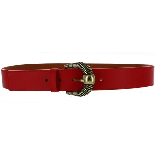 Leather Belt , female, Sizes: 85 CM, 80 CM - maison boinet - Modalova