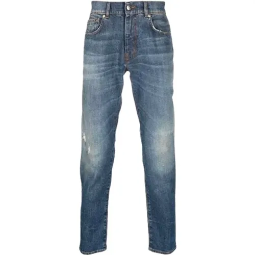 Slim Distressed Jeans , Herren, Größe: W31 - John Richmond - Modalova