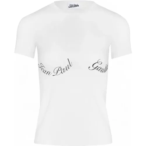Baumwoll Baby Tee-Shirt mit Stil , Damen, Größe: L - Jean Paul Gaultier - Modalova