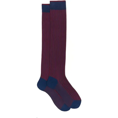 Herren Baumwoll Lange Socken Royal Twin Rib , Herren, Größe: L - Gallo - Modalova