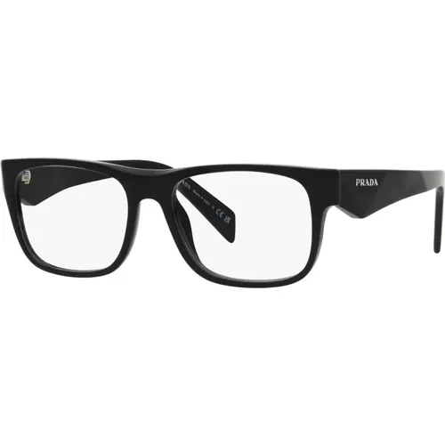 Schwarze Brillen PR 22Zv Sonnenbrille , unisex, Größe: 55 MM - Prada - Modalova