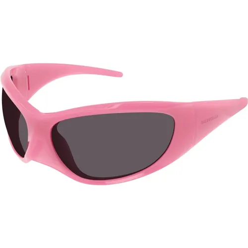 Skin Cat Sunglasses in /Grey , female, Sizes: ONE SIZE - Balenciaga - Modalova