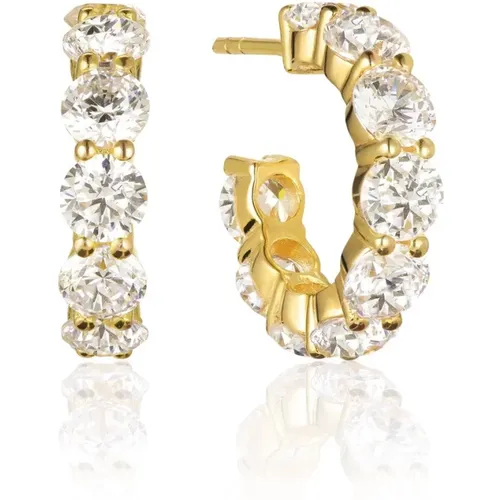 Vergoldete Sterling Silber Ohrringe , Damen, Größe: ONE Size - Sif Jakobs Jewellery - Modalova